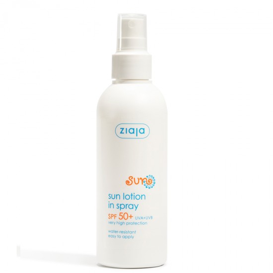 sun care - ziaja - sun protection - cosmetics - Sun lotion in spray spf50 170ml COSMETICS